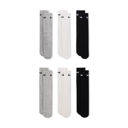 Nike Adult Everyday Cushioned Training Crew Socks (6-Packs) | Mens & Womens