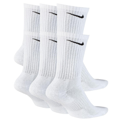 Nike Adult Everyday Cushioned Training Crew Socks (6-Packs) | Mens & Womens
