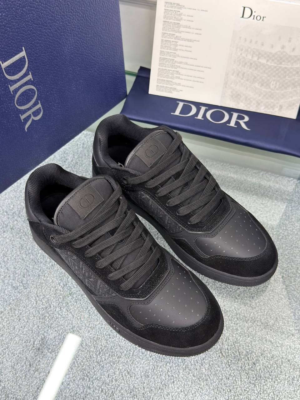 Dior Men B27 Low-Top Sneaker - Siyah/Siyah
