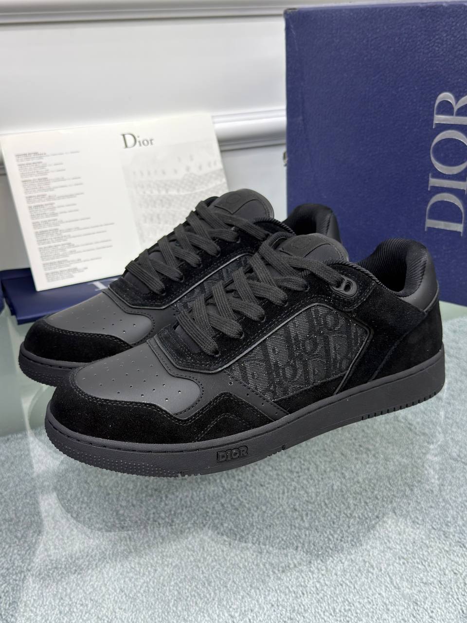 Dior Men B27 Low-Top Sneaker - Siyah/Siyah