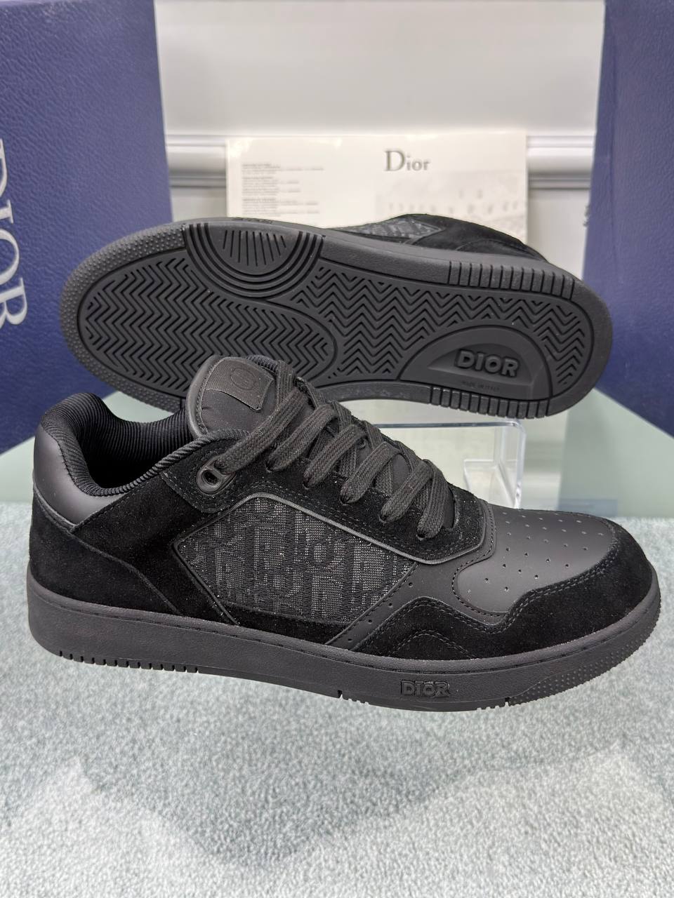 Dior Men B27 Low-Top Sneaker - Siyah/Siyah
