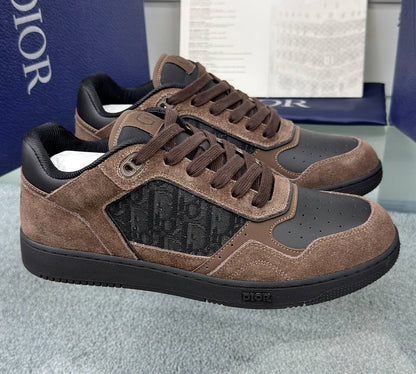Dior Men B27 Low-Top Sneaker - Kahverengi/Siyah